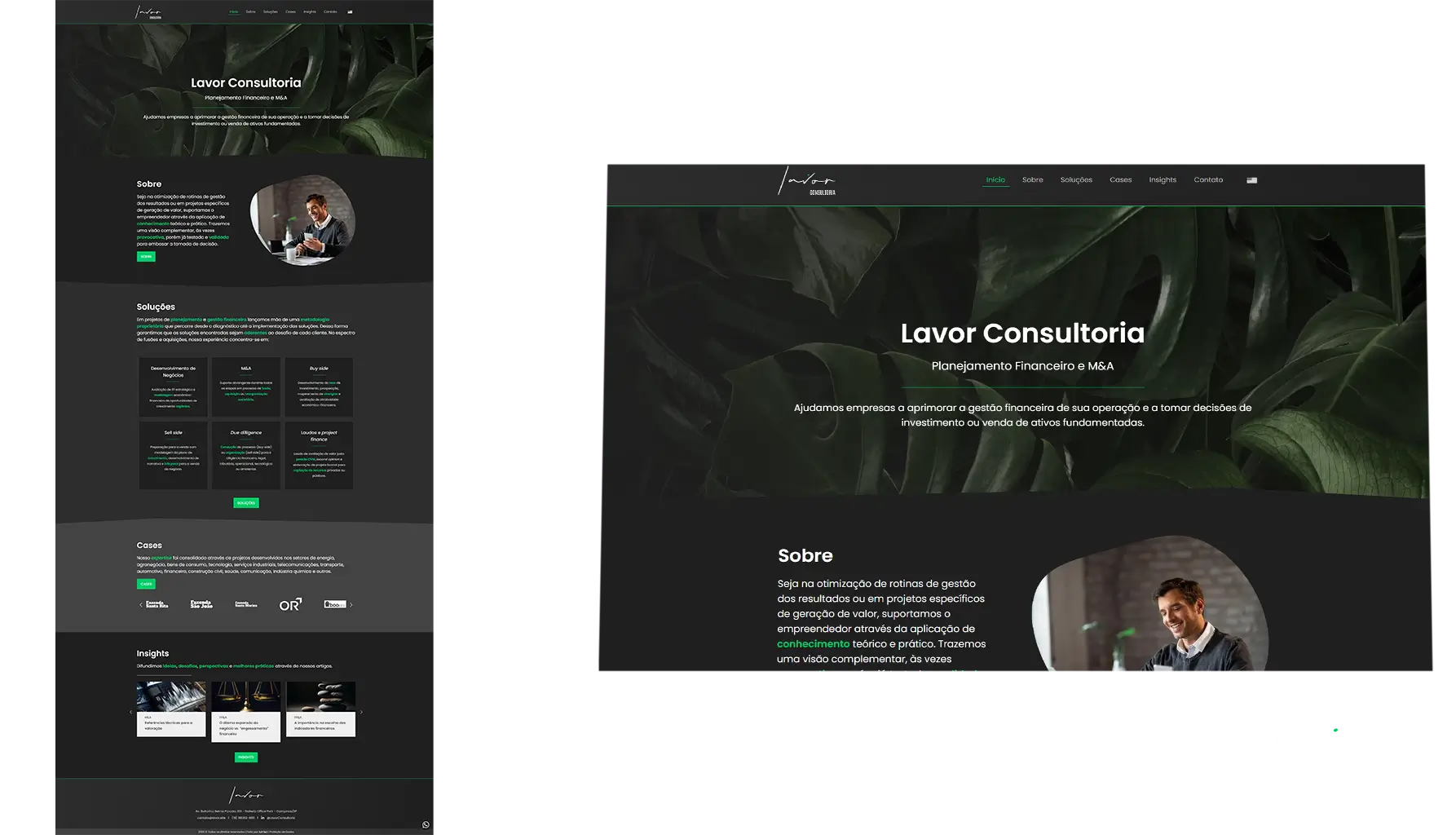 site-para-consultoria-financeira